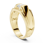 1.00 CT Channel Set Diamond Men's Ring