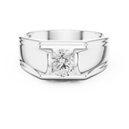 1.00 CT Channel Set Diamond Men's Ring