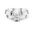 0.85 CT Round Diamond Men's Solitaire Ring