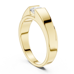 0.85 CT Round Diamond Men's Channel Set Ring