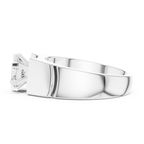 1.50 CT Round Diamond Men's Textured Solitaire Ring
