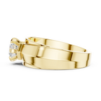 0.75 CT Round Diamond Men's Two-Tone Solitaire Ring