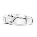 0.75 CT Round Diamond Two-Tone Men's Engagement Ring