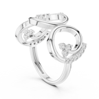 0.28 CT Diamond Infinity Circle Statement Ring