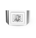 0.85 CT Cushion Cut Diamond Men's Signet Ring