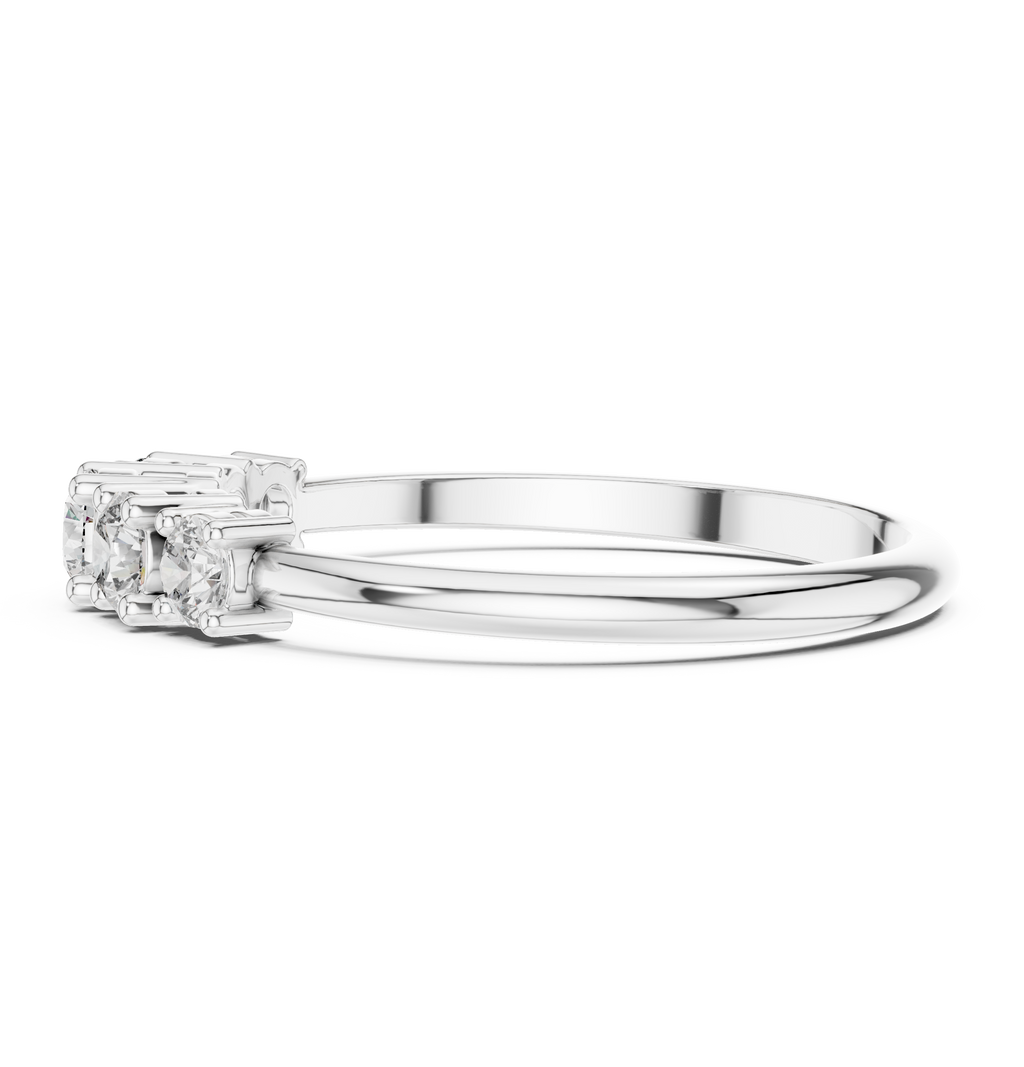 0.42 CT Five Stone Diamond Anniversary Ring