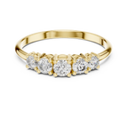 0.42 CT Five Stone Diamond Anniversary Ring