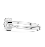 0.50 CT Three Stone Pear Cut Diamond Ring