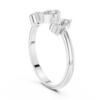 0.50 CT Three Stone Pear Cut Diamond Ring