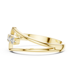 0.36 CT Open Chevron Diamond Fashion Ring