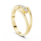 0.36 CT Open Chevron Diamond Fashion Ring