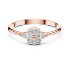 0.21 CT Marquise Cut Diamond Floral Cluster Ring