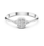 0.21 CT Marquise Cut Diamond Floral Cluster Ring