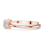 0.51 CT Three Stone Princess Cut Diamond Ring