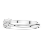 0.51 CT Three Stone Princess Cut Diamond Ring