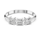 0.51 CT Three Stone Princess Cut Diamond Ring