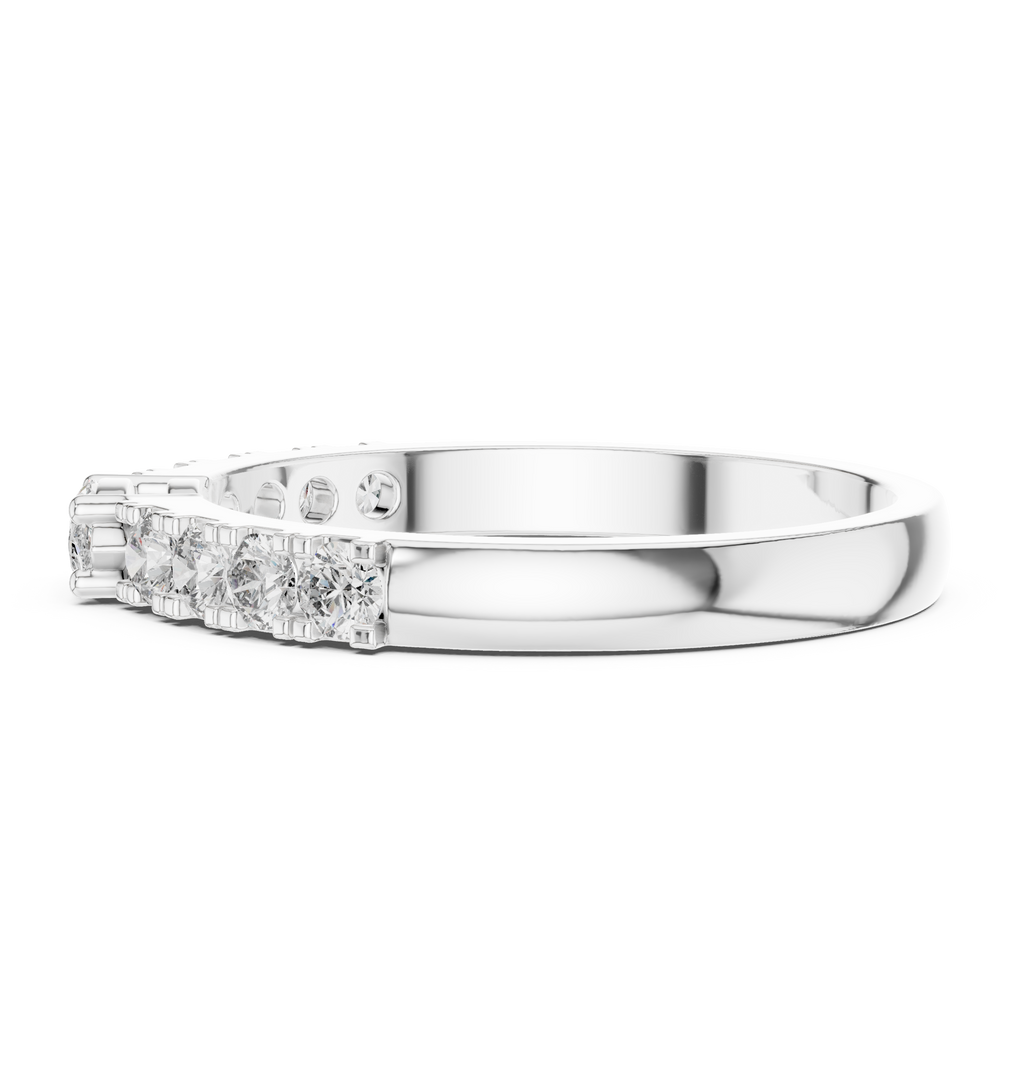 0.38 CT Marquise Cut Diamond Solitaire Ring with Side Diamonds