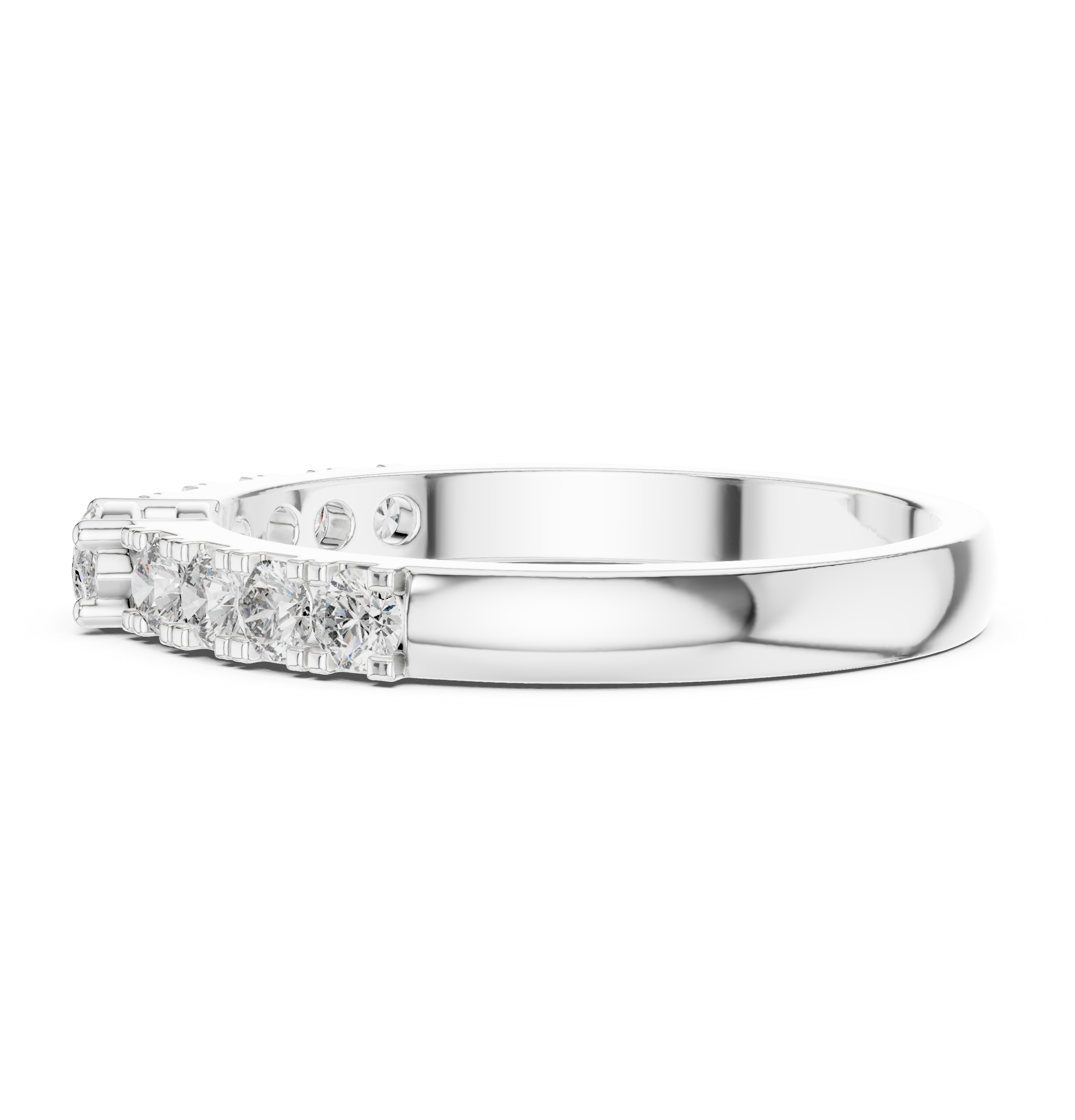 0.38 CT Marquise Cut Diamond Solitaire Ring with Side Diamonds