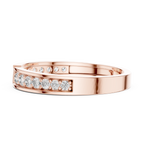 0.24 CT Pavé Diamond Open Gap Ring