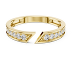 0.24 CT Pavé Diamond Open Gap Ring