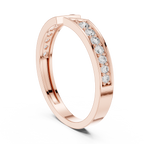 0.24 CT Pavé Diamond Open Gap Ring