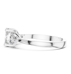 1.28 CT Oval Cut Diamond Three Stone Engagement Ring