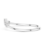 0.11 CT Curved Diamond Wishbone Ring
