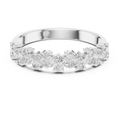 0.49 CT Marquise Diamond Half Eternity Wedding Band Ring