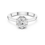 1.26 CT Round Cut Diamond Hidden Halo Pavé Engagement Ring