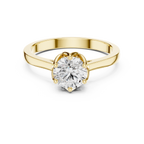 1.26 CT Round Cut Diamond Hidden Halo Pavé Engagement Ring