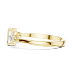 0.55 CT Emerald Cut & Marquise Diamond Three Stone Engagement Ring