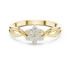 0.19 CT Round Diamond Infinity Twist Ring