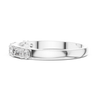0.36 CT Emerald Cut Diamond Seven Stone Band Ring