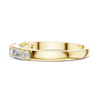 0.36 CT Emerald Cut Diamond Seven Stone Band Ring
