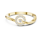 0.09 CT Diamond Circle Ring with Open Shank Design
