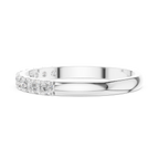 0.28 CT Diamond Half Eternity Wedding Band Ring