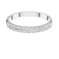 0.28 CT Diamond Half Eternity Wedding Band Ring