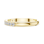 0.28 CT Diamond Half Eternity Wedding Band Ring
