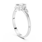 0.46 CT Emerald Cut Diamond Five Stone Ring