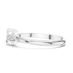 0.46 CT Emerald Cut Diamond Five Stone Ring