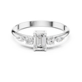 0.46 CT Emerald Cut Diamond Five Stone Ring