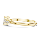 0.46 CT Emerald Cut Diamond Five Stone Ring