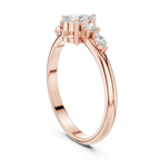 0.38 CT Pear & Marquise Diamond Five Stone Ring