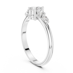 0.38 CT Pear & Marquise Diamond Five Stone Ring