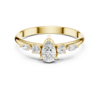 0.38 CT Pear & Marquise Diamond Five Stone Ring