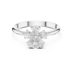 0.46 CT Pear Cut Diamond Floral Cluster Ring