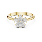 0.46 CT Pear Cut Diamond Floral Cluster Ring
