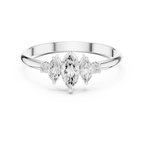 0.31 CT Marquise Cut Diamond Five Stone Ring