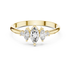 0.31 CT Marquise Cut Diamond Five Stone Ring