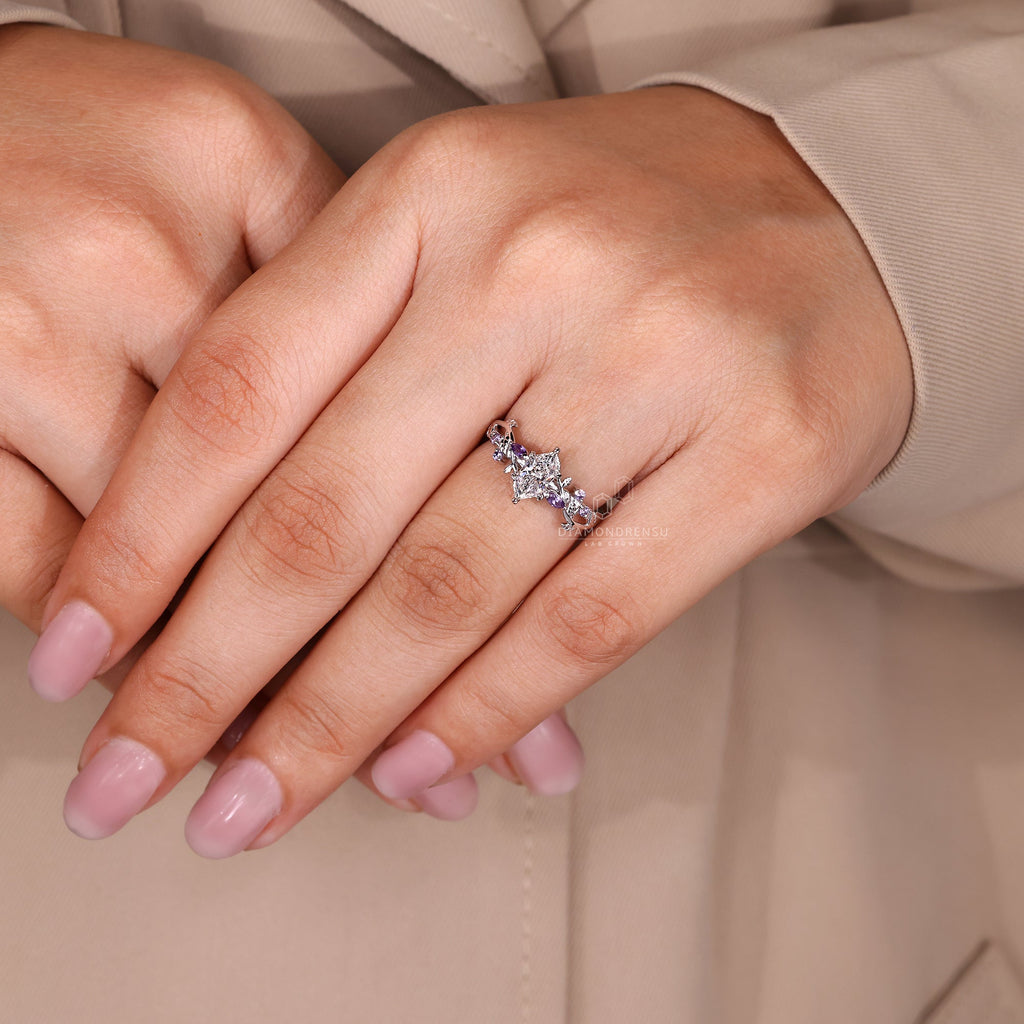 0.50 - 2 CT Dutch Marquise Diamond Nature Inspired Ring